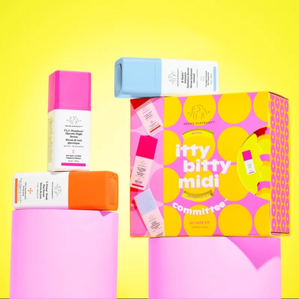 Drunk Elephant the itty bitty midi committee skincare set BNIB - Picture 1 of 5